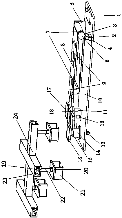 Library self-service book-returning device and book-returning method