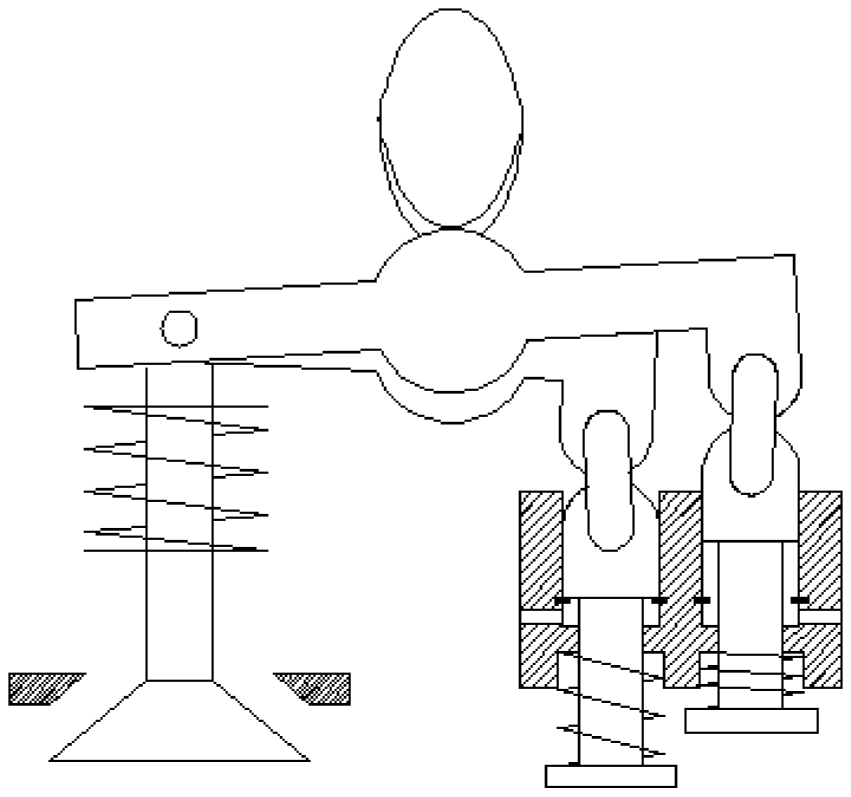 A Variable Valve Mechanism Capable of Realizing 2/4 Stroke Interchange