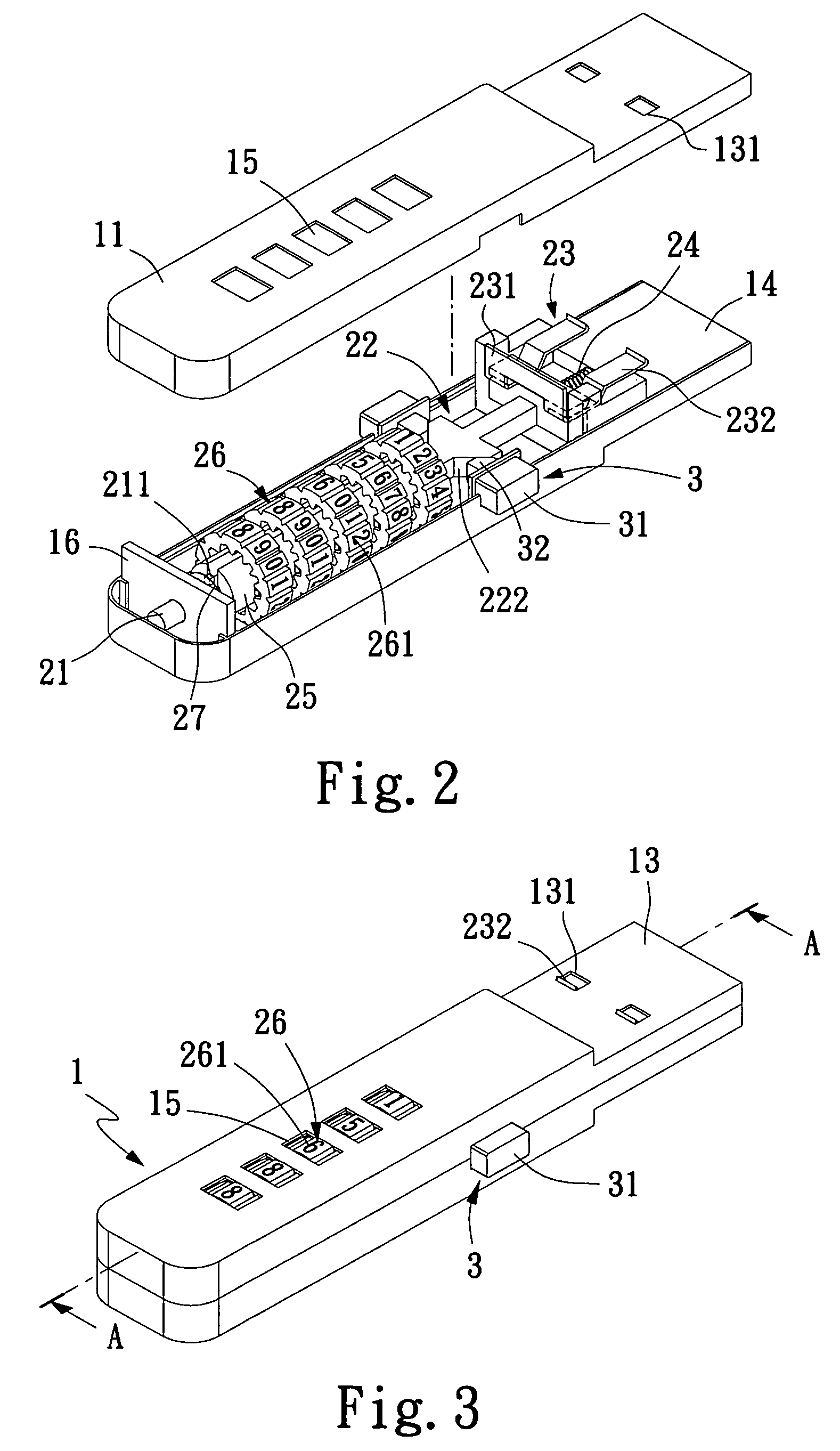 Locking device with changeable combination of numerals for locking a connecting port on a computer