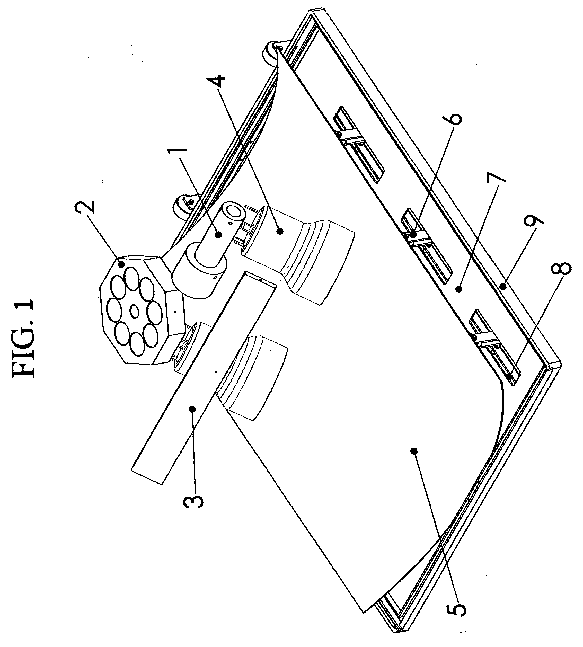 Apparatus and method for supporting and shaping a photo-stimulable phosphor plate