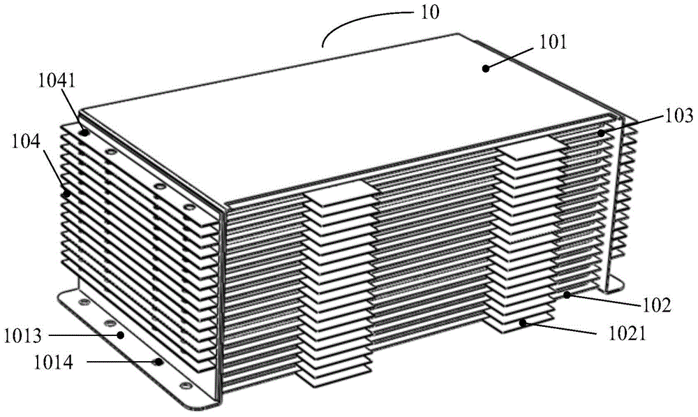 Battery module, battery module group and battery module group packaging method