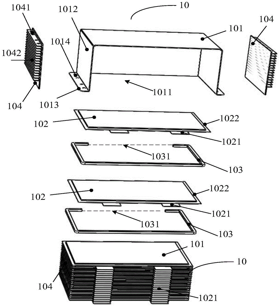 Battery module, battery module group and battery module group packaging method