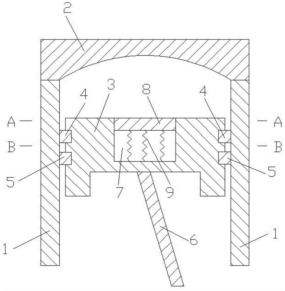 Stretching type compression ratio variable device