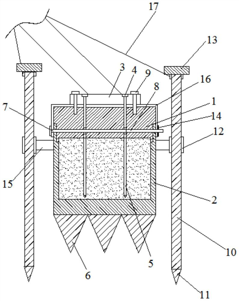 Electronic information engineering communication tower connecting device