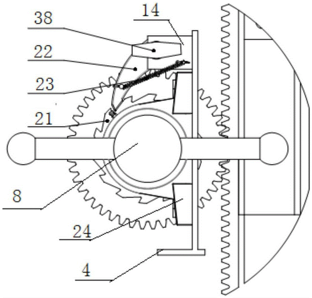 A reel sprinkler irrigation machine solar panel stretching mechanism