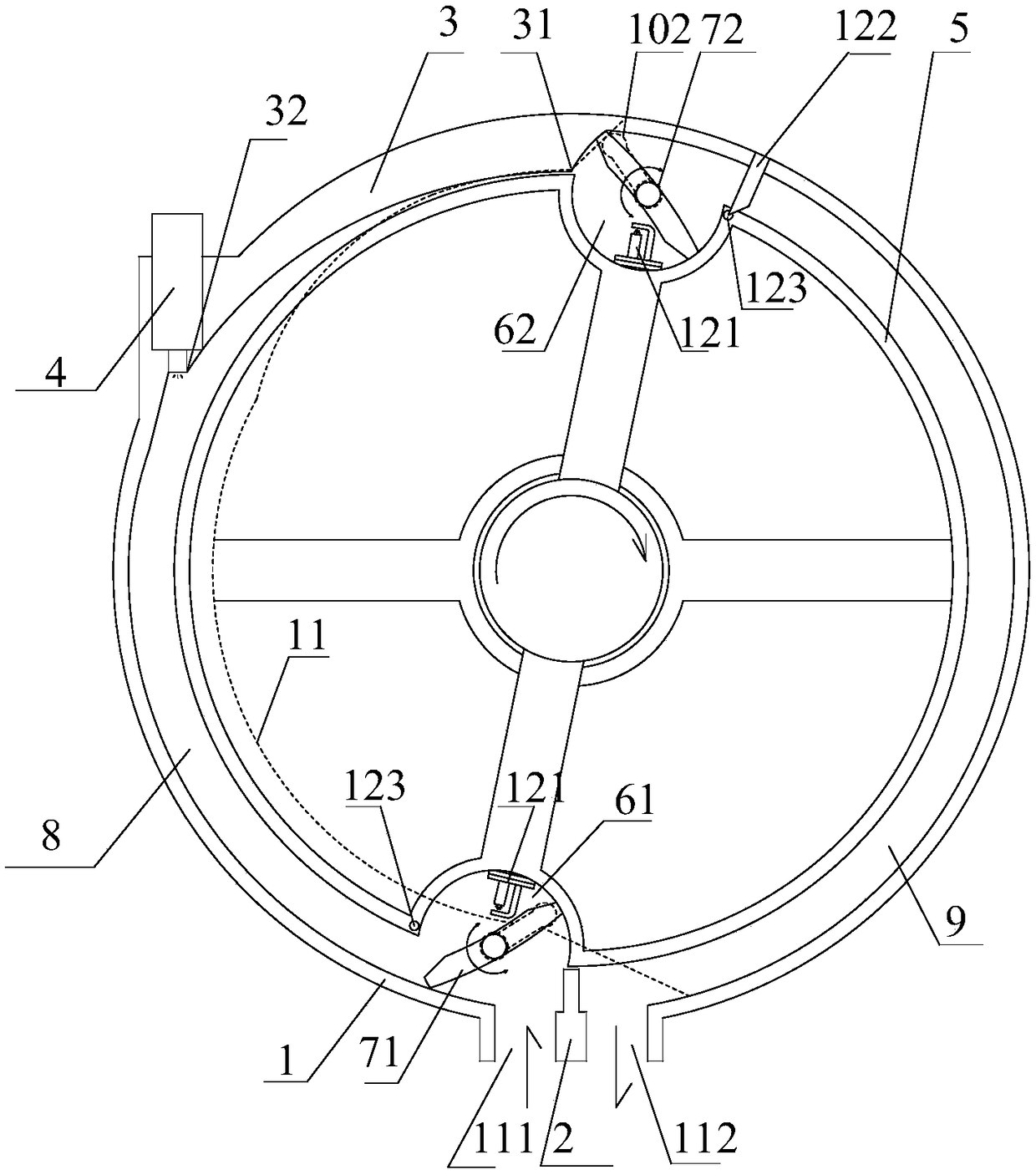 Tangential force engine and core assemblies thereof