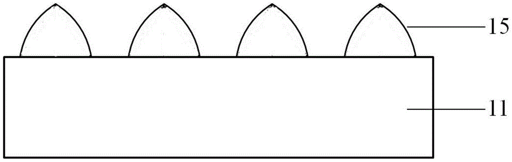 A kind of patterned substrate and LED chip for LED formal installation structure