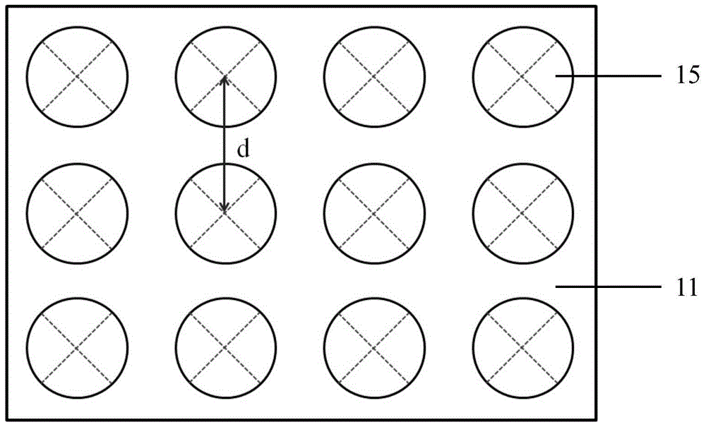 A kind of patterned substrate and LED chip for LED formal installation structure