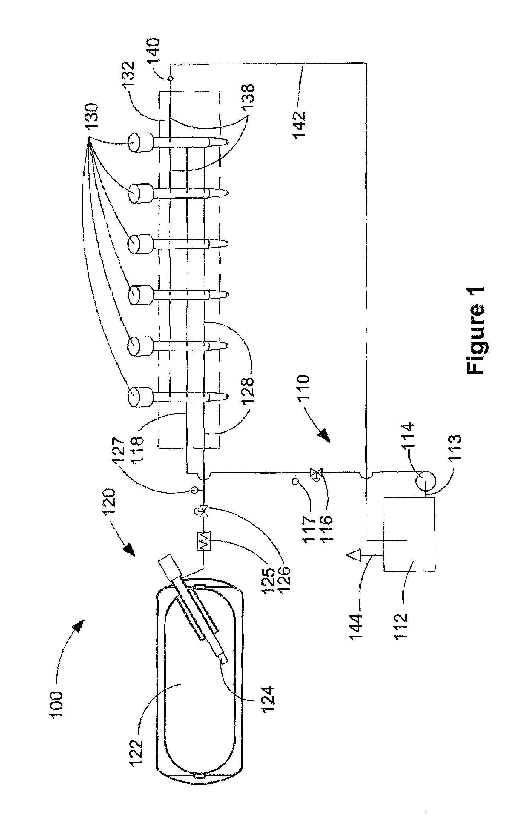 Method and apparatus for delivering two fuels to a direct injection internal combustion engine