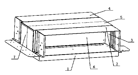 Core device of roof-window type air purifier for passenger car and working method of core device