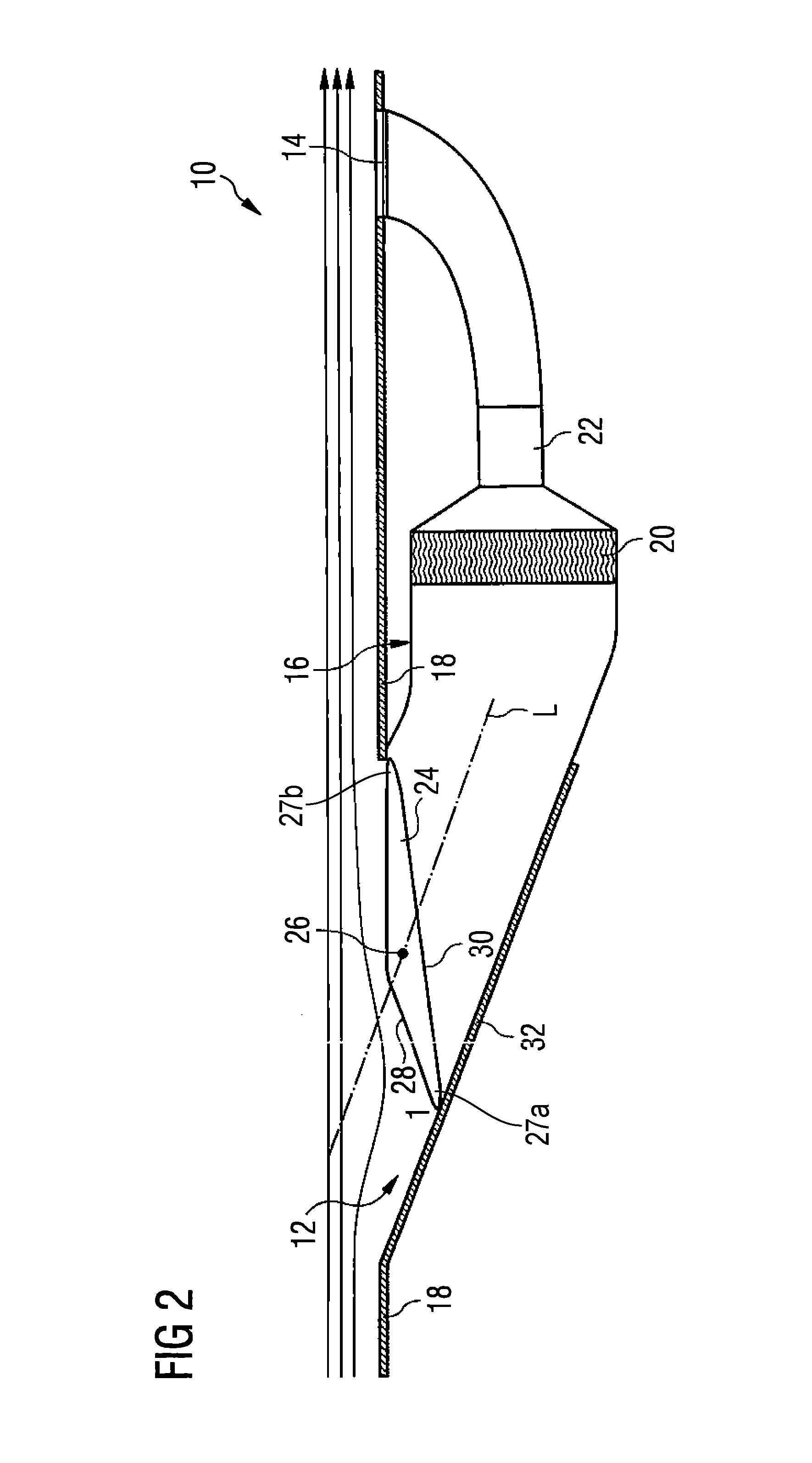 Air duct for supplying ambient air in an aircraft