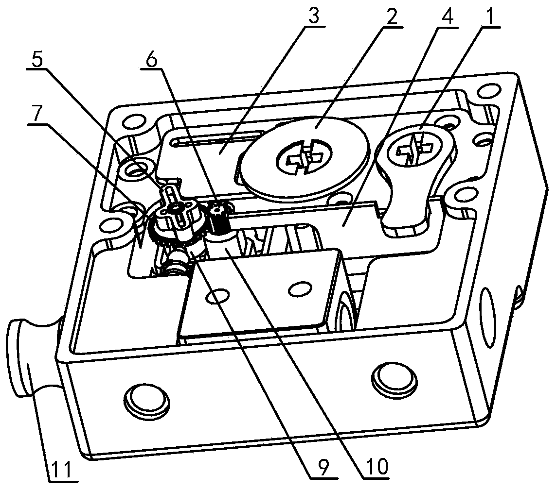 A mechanical key unlocking structure of an electronic lock