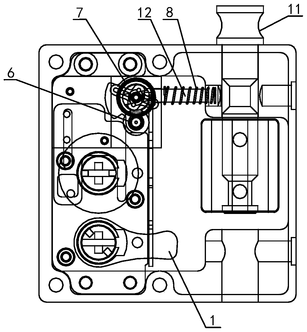 A mechanical key unlocking structure of an electronic lock