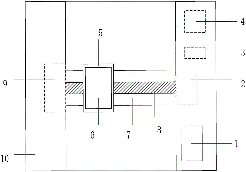 Displacement and movement time synchronous calibration method and device