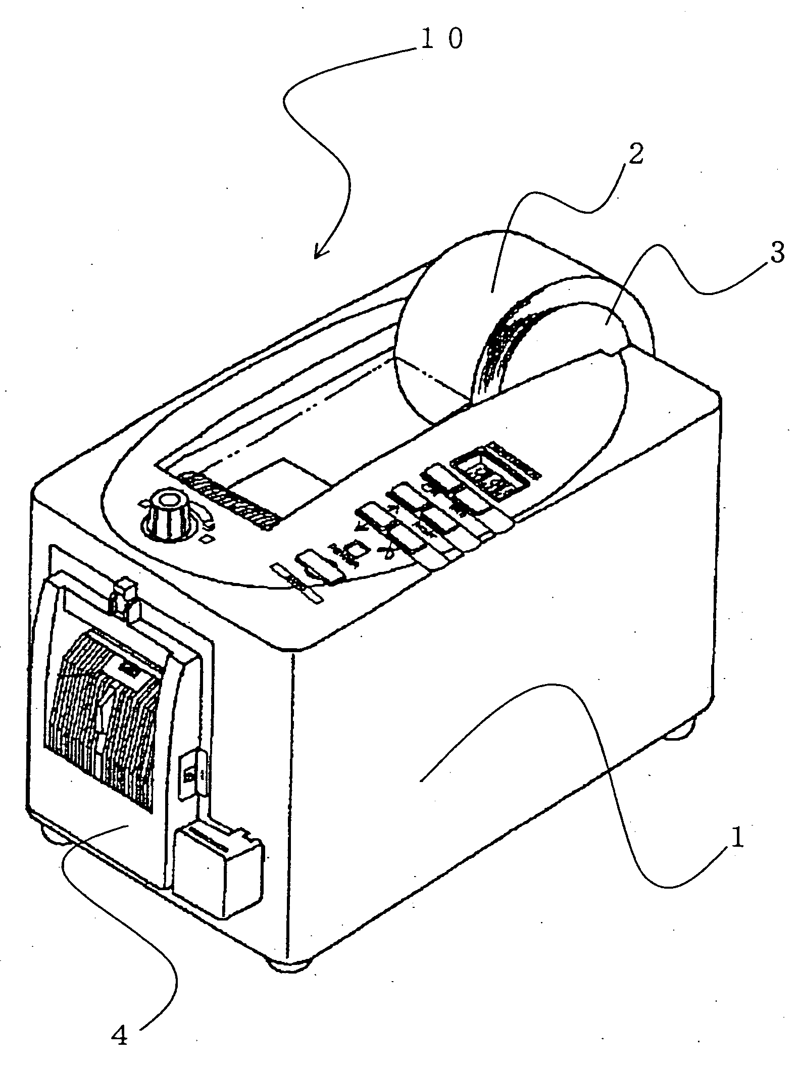 Electrically-driven tape cutter