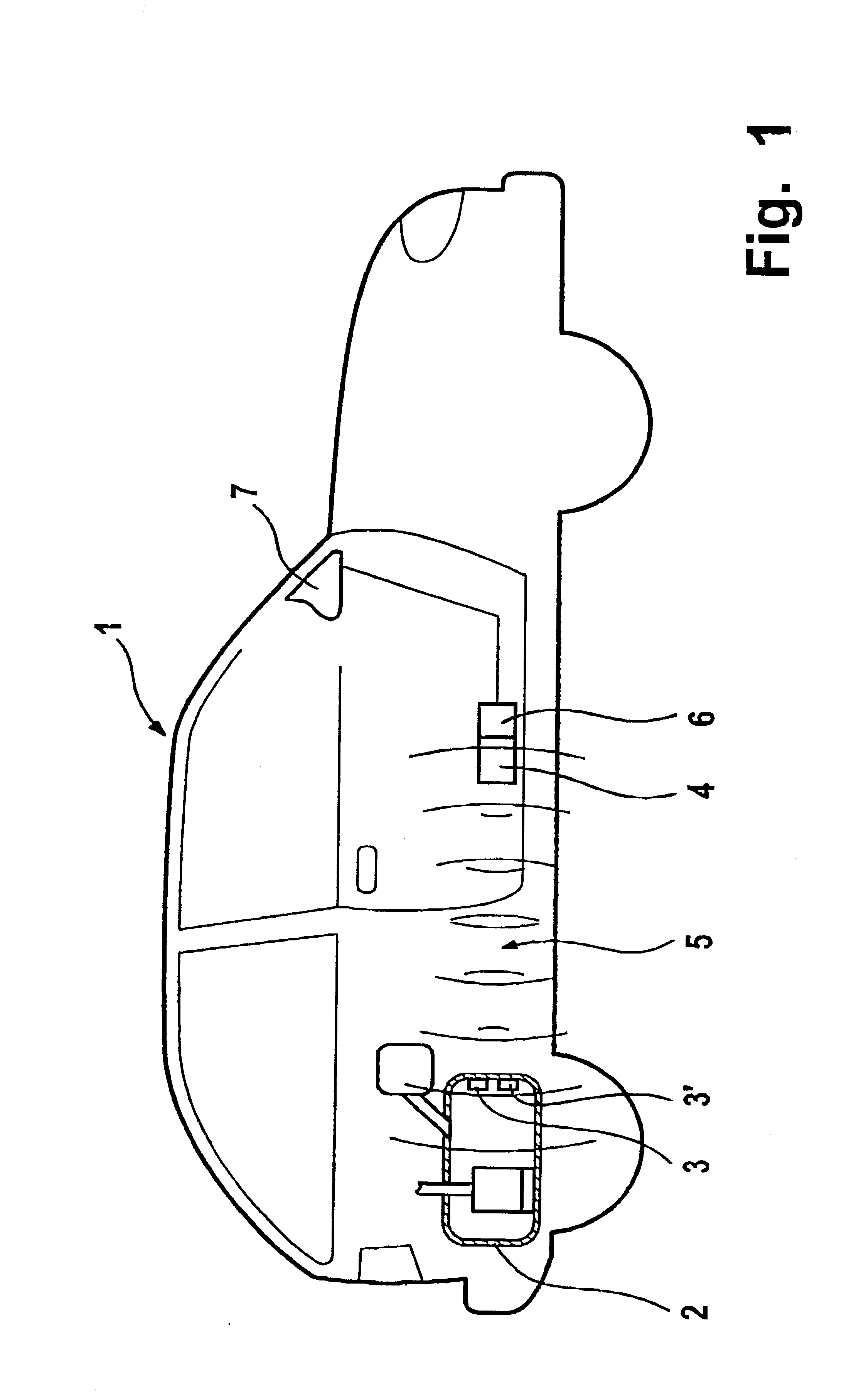 Level transmitter for a liquid container and method for determining the level in a liquid container