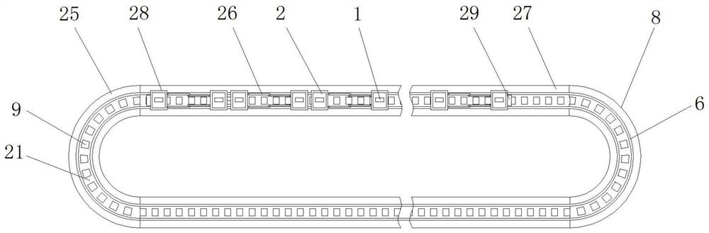 A rail-type self-propelled guardrail for preventing track blockage