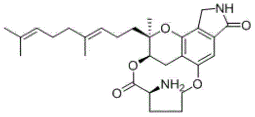 Pyran indole compounds as well as preparation method and application thereof