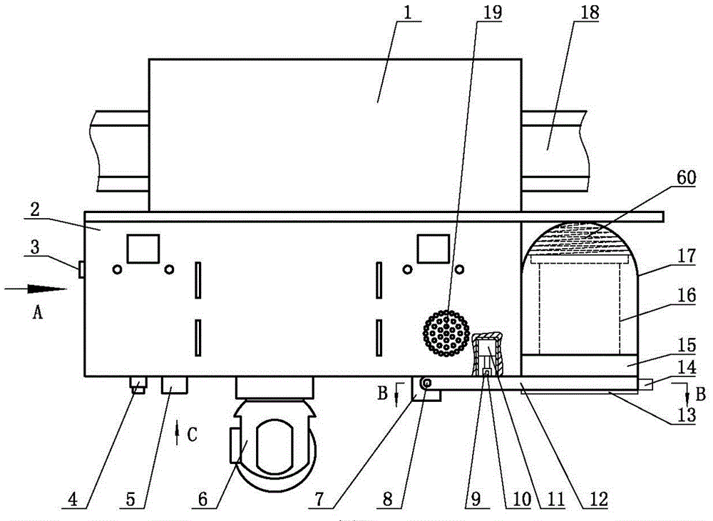 Electric power tunnel intelligent patrol robot