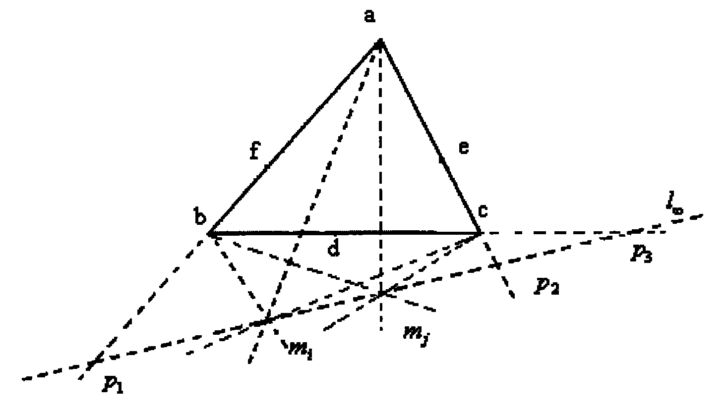 Method for calibrating parameters in camera through solving circular ring points by utilizing regular tetrahedron
