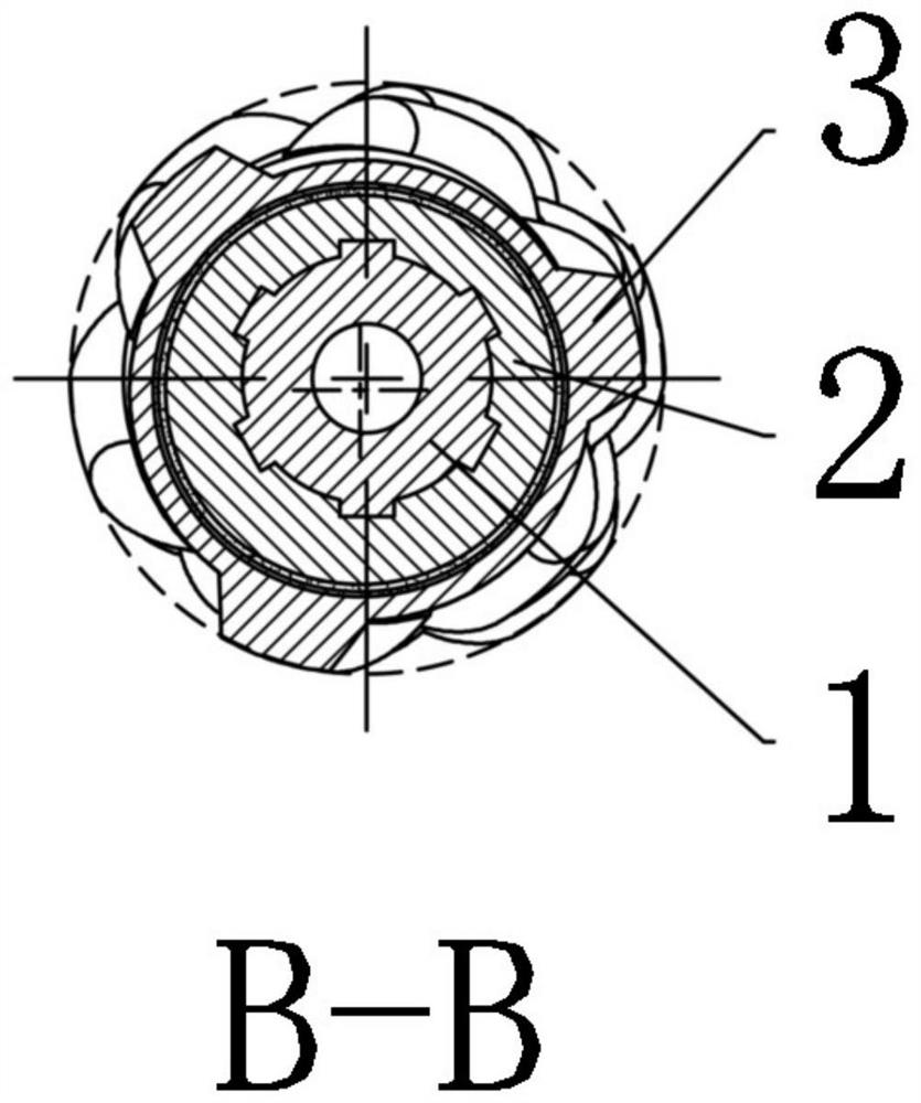 Rotary traction short section