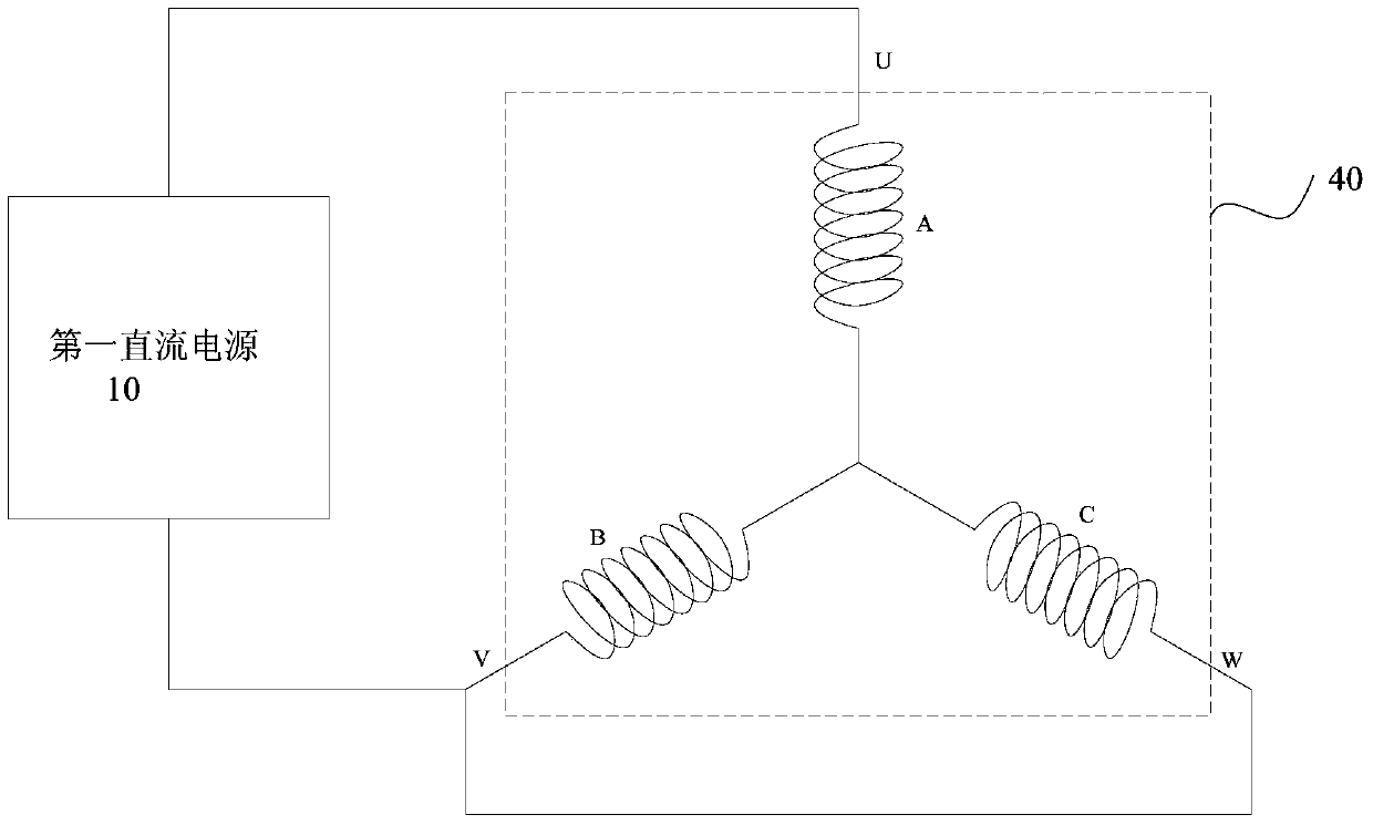 Device and method for detecting wiring of stator lead-out wires of three-phase permanent magnet motor