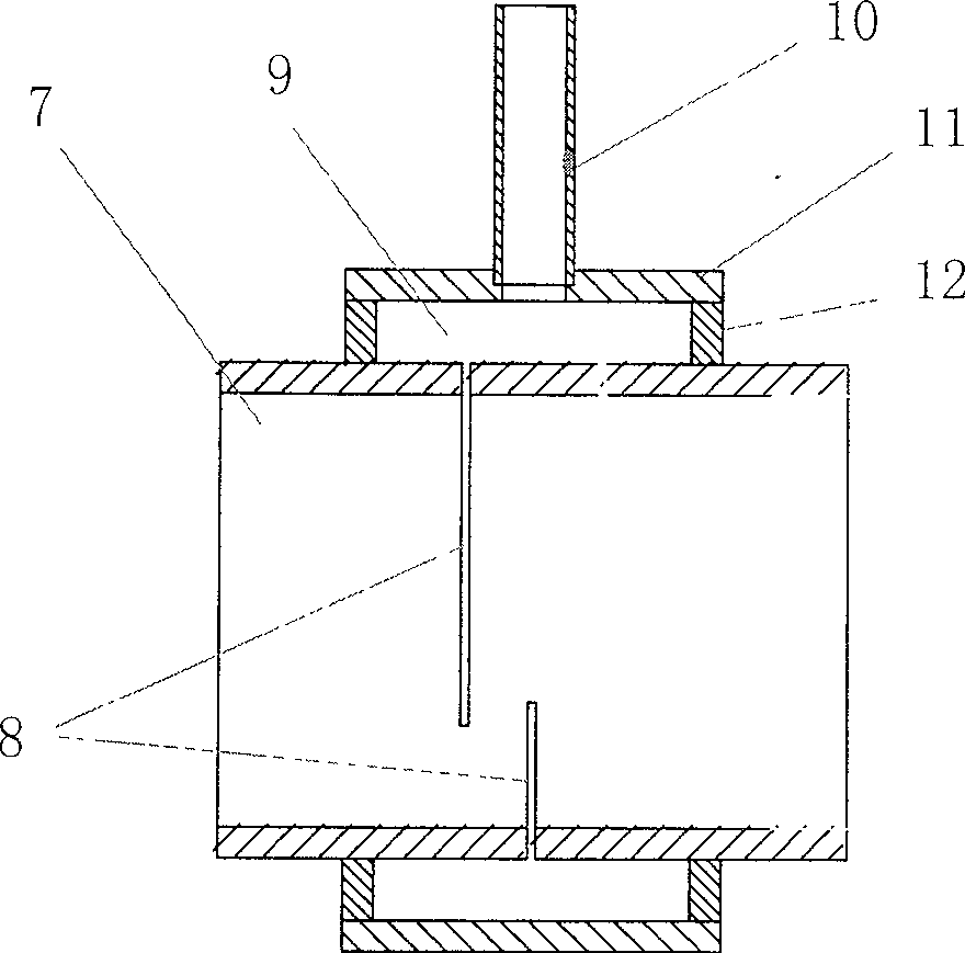 Method for preventing high-temperature two-explosion of gas high-energy impulse dusting device