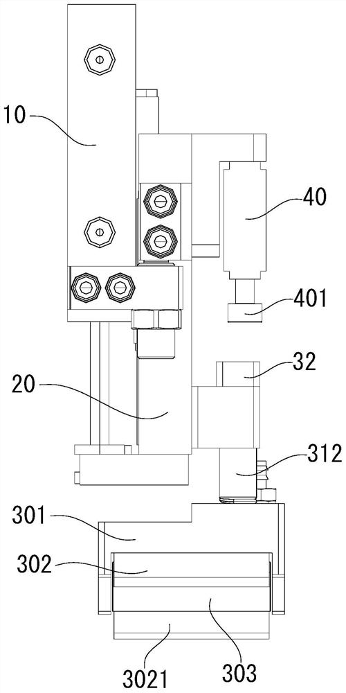 Floating type glue cleaning pressure head device and glue cleaning equipment with same