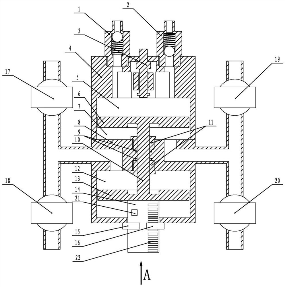 Novel hydraulic metering pump and measuring method thereof