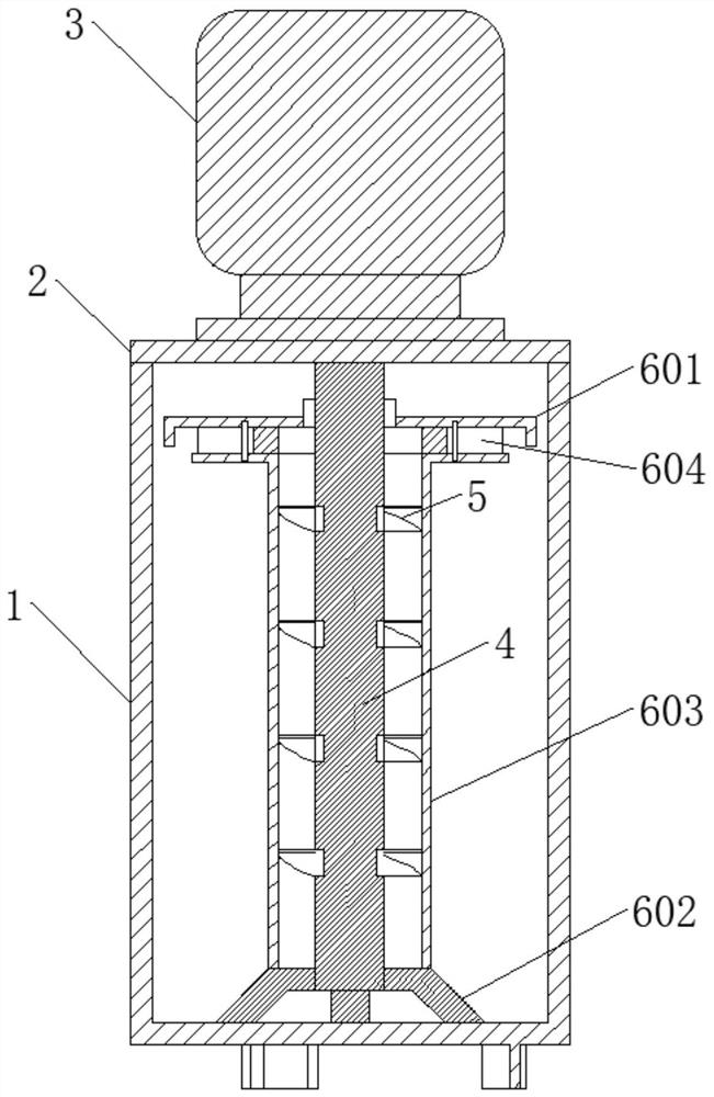 Cement slurry mixing device