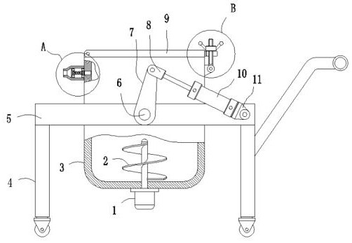 Storage device for chemical reagent production