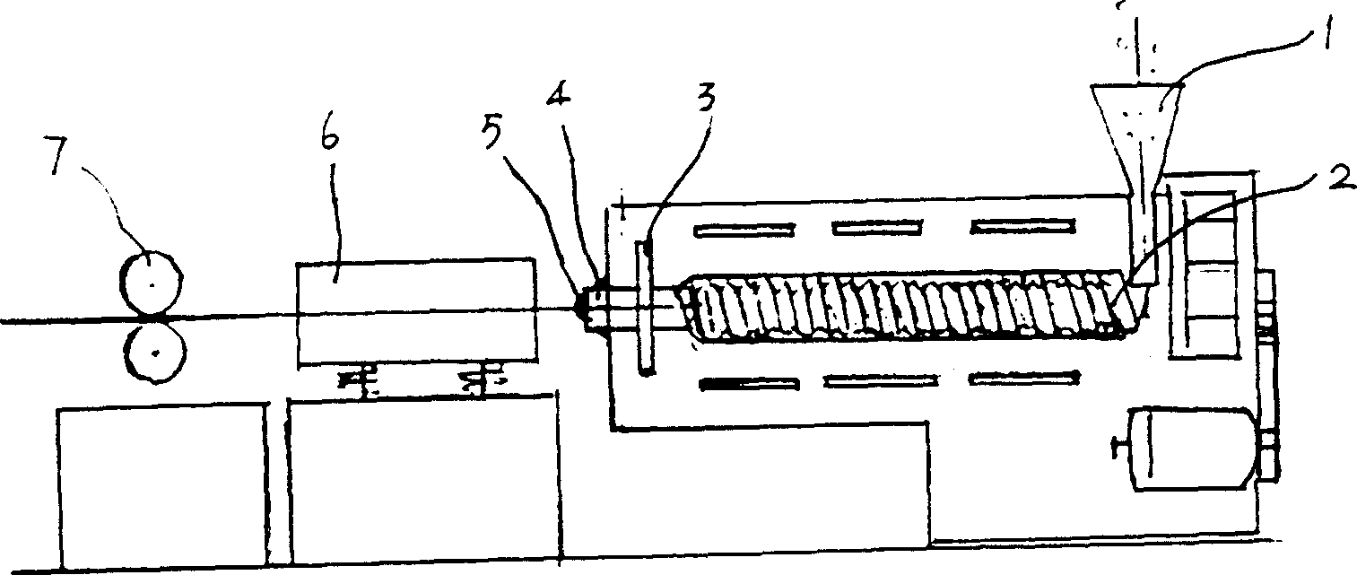 Producing process for container body with seamless continuous extruding plastic wind