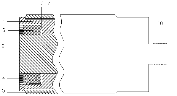 Current vortex sensor prepared from iron cobalt vanadium alloy