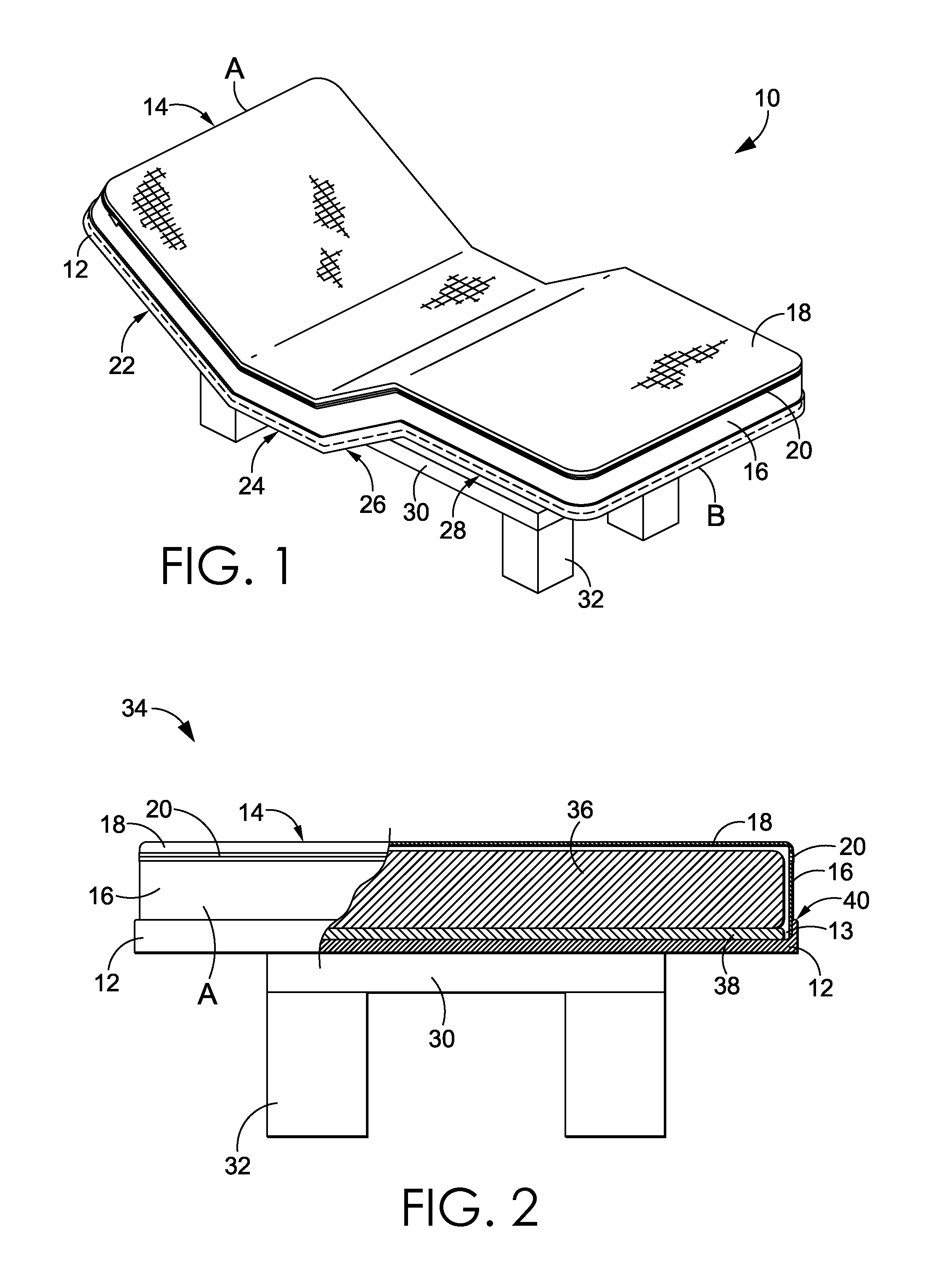 Mattress bucket retention mechanism