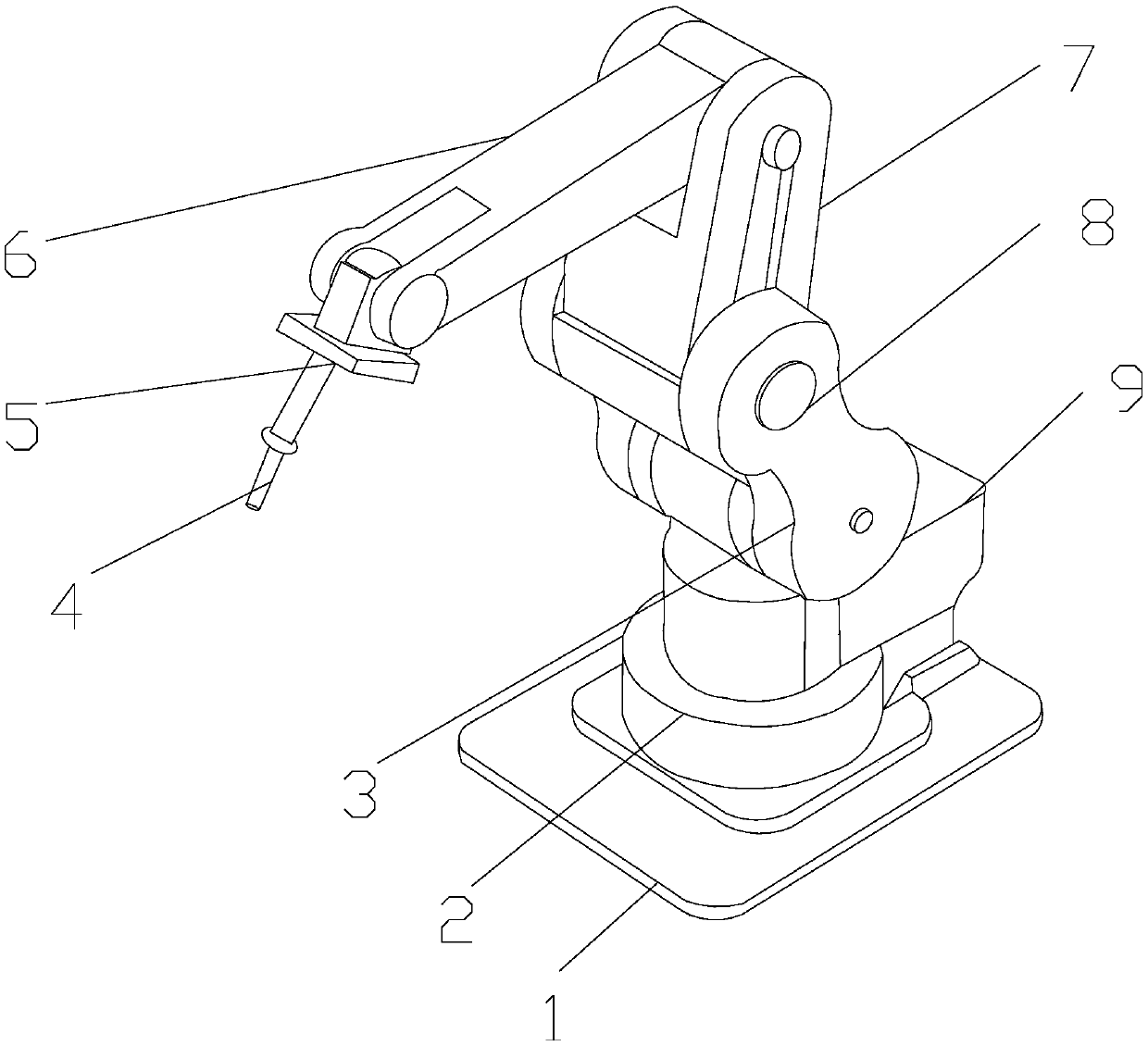 Robot for automobile part welding