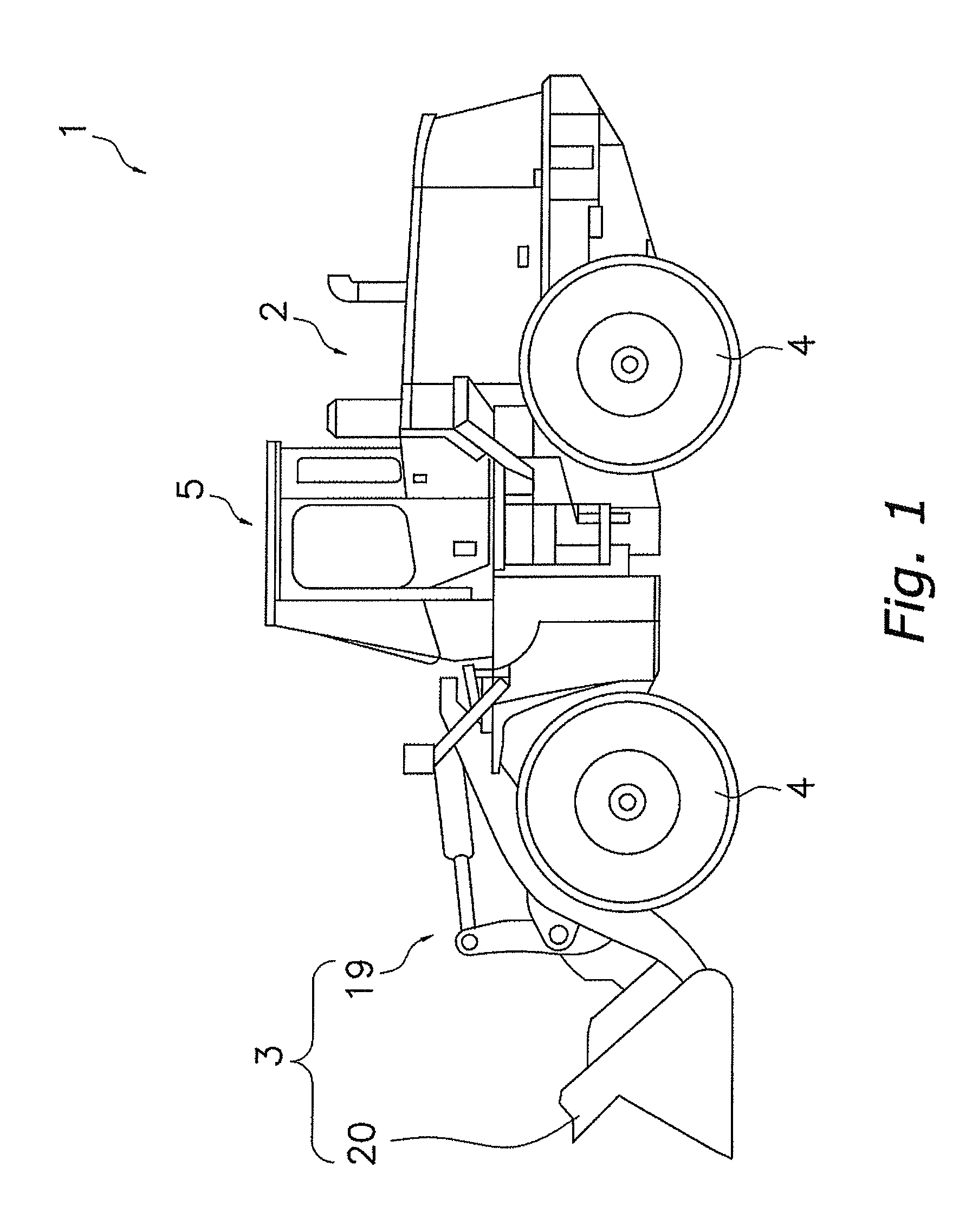 Engine control device for working vehicle