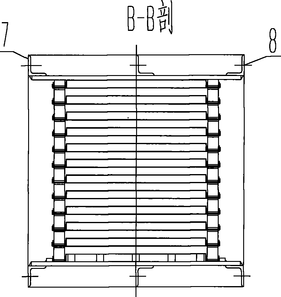 Non-welded plate type heat exchanger