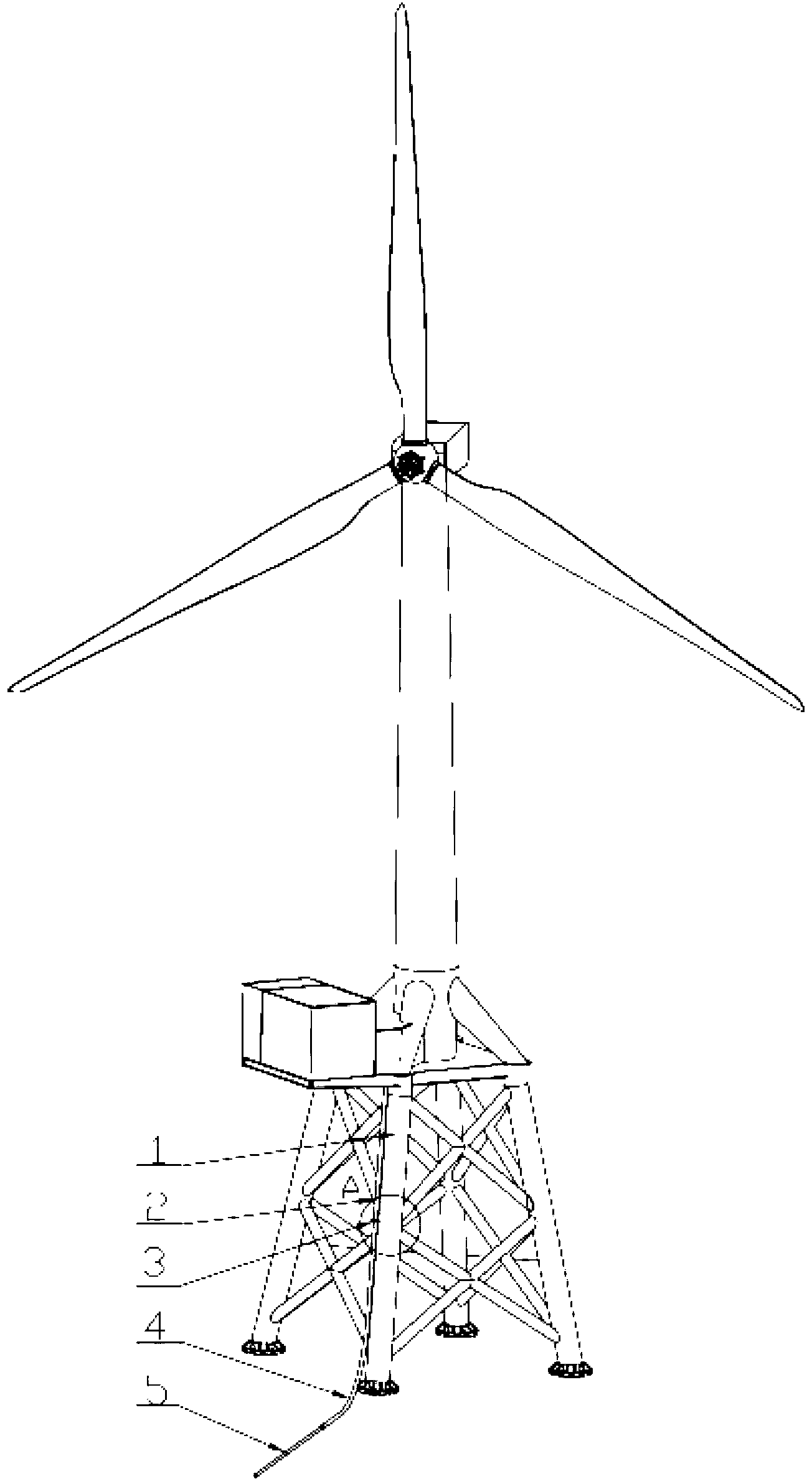 Submarine cable laying and protection method and guiding device for offshore wind turbine foundation