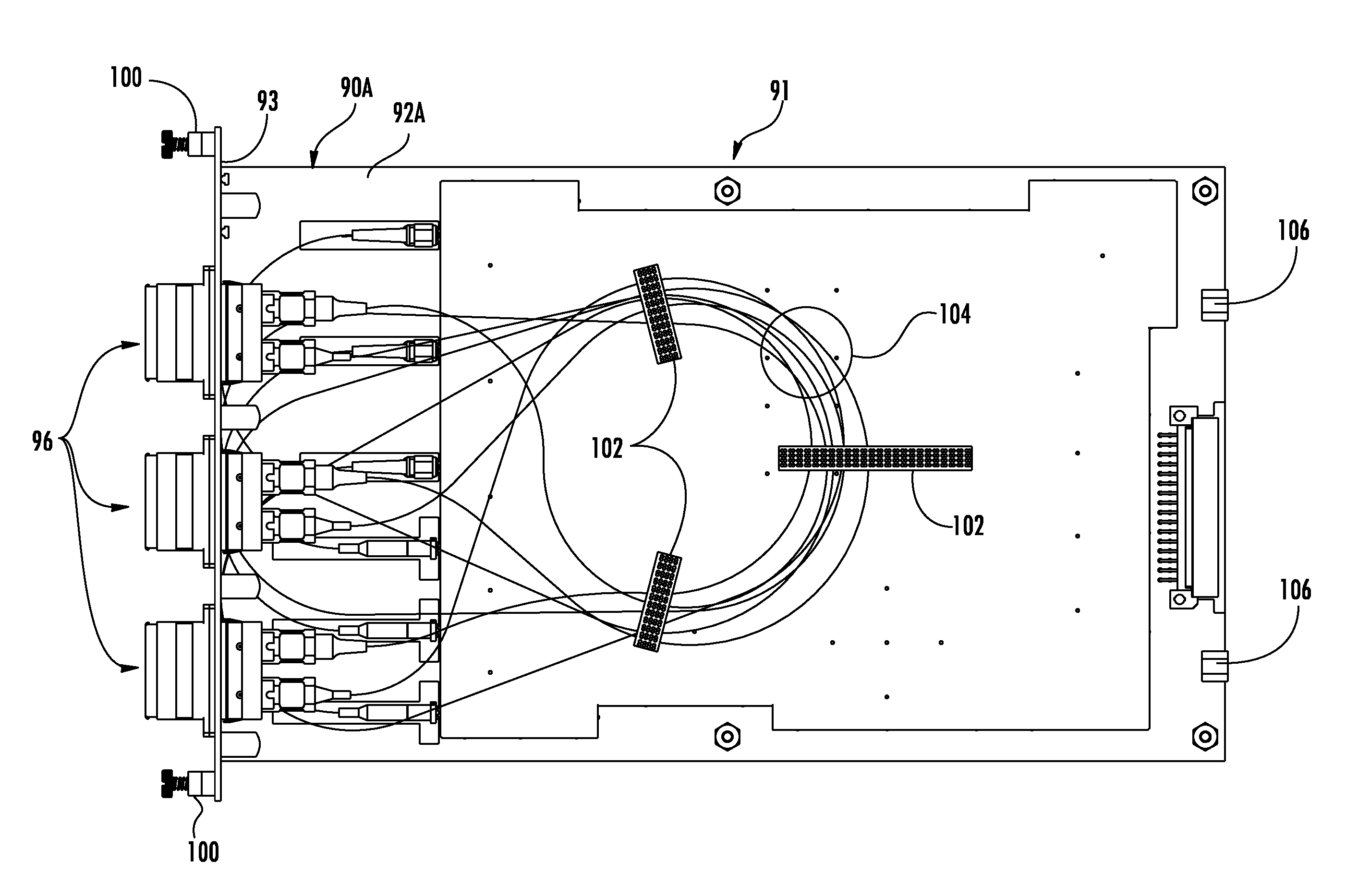 Mounting devices for optical devices, and related sub-assemblies, apparatuses, and methods