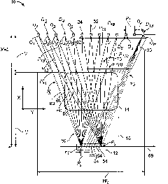 Compact multi-focus x-ray source, x-ray diffraction imaging system, and method for fabricating compact multi-focus x-ray source