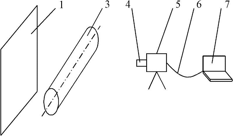 On-line detection method for diameter size of shaft disc type part