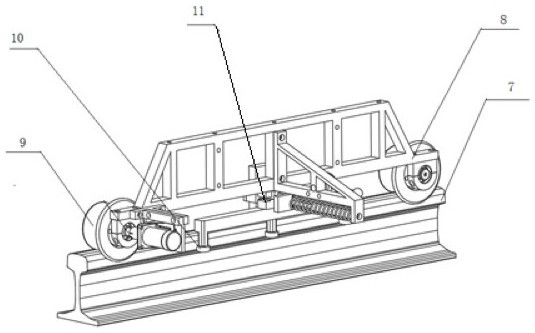 Steel rail surface jacking device