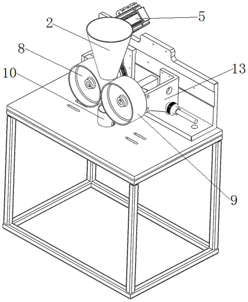 Device and method for automatically carrying out optical fiber head falling