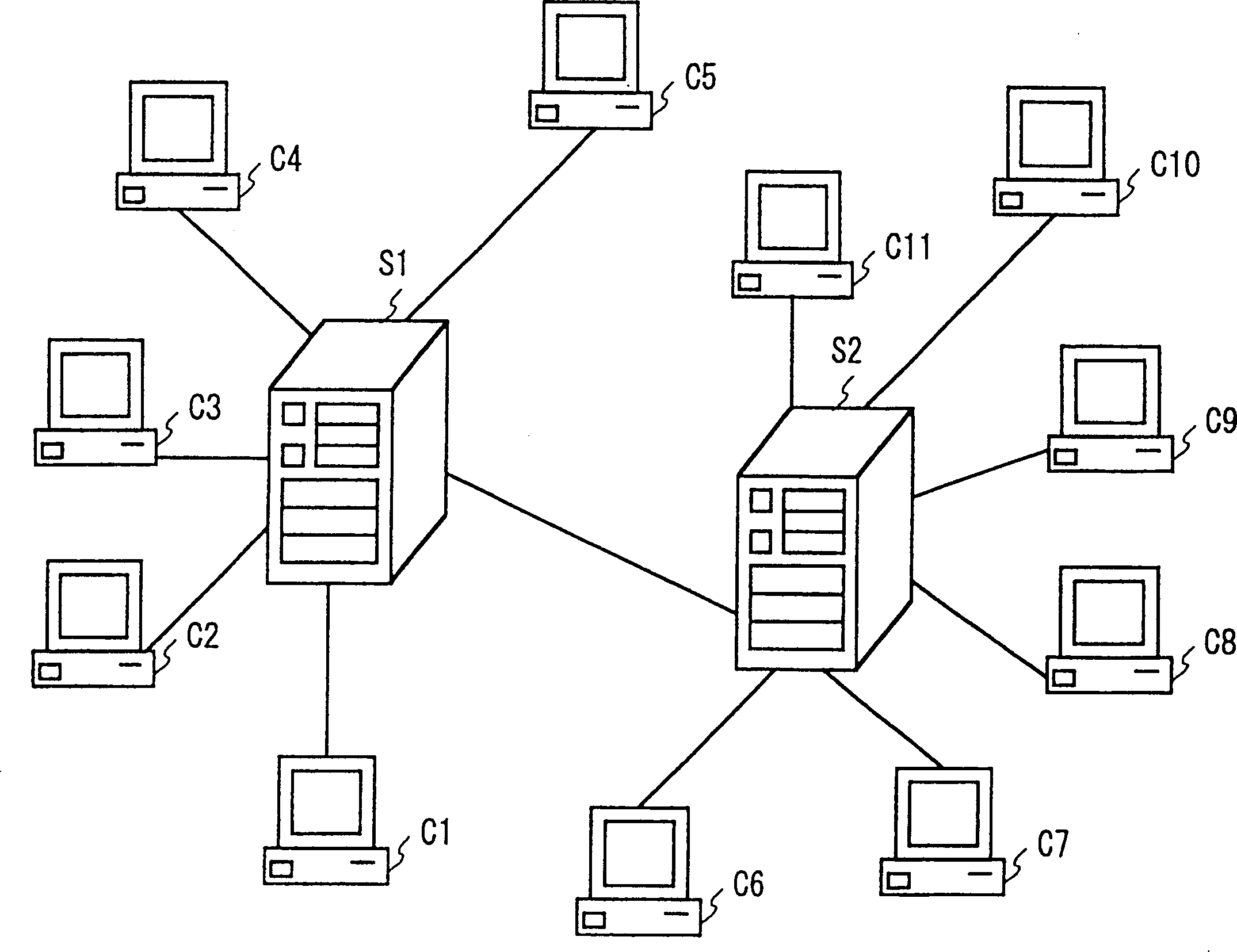 Client-server system compensating for data transmission delay