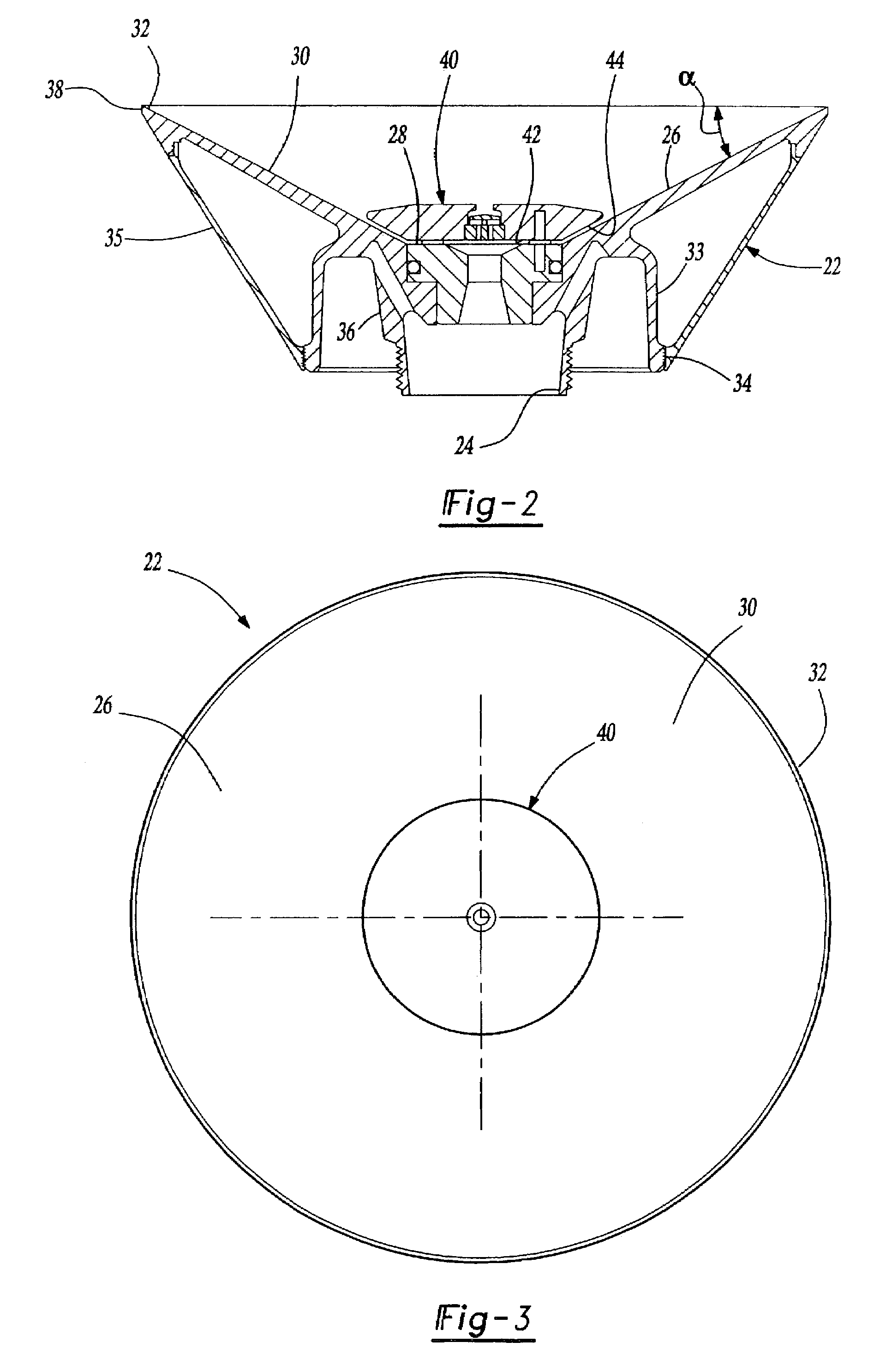 Rotary atomizer for particulate paints