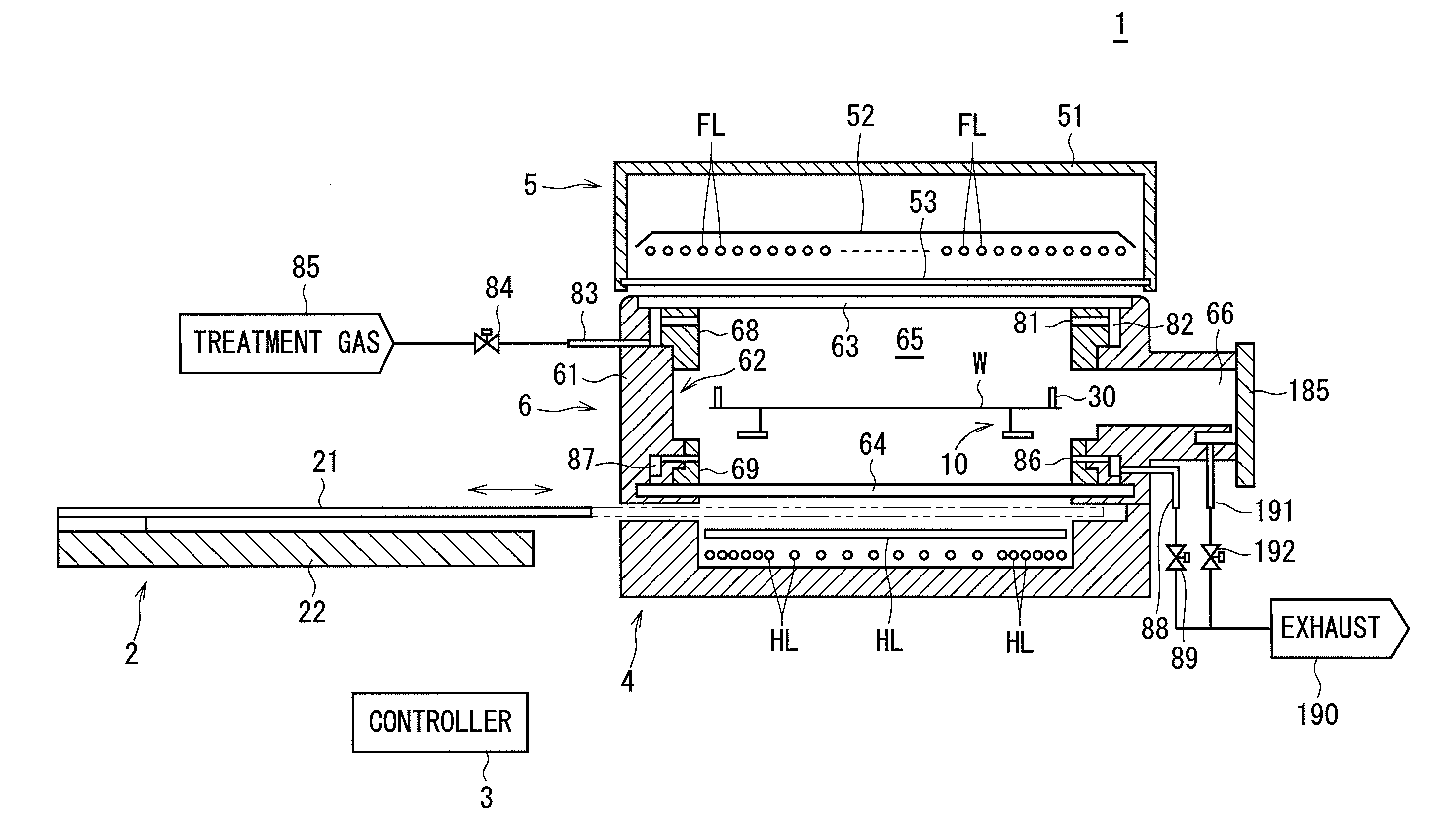 Heat treatment apparatus for heating substrate by irradiating substrate with flash of light