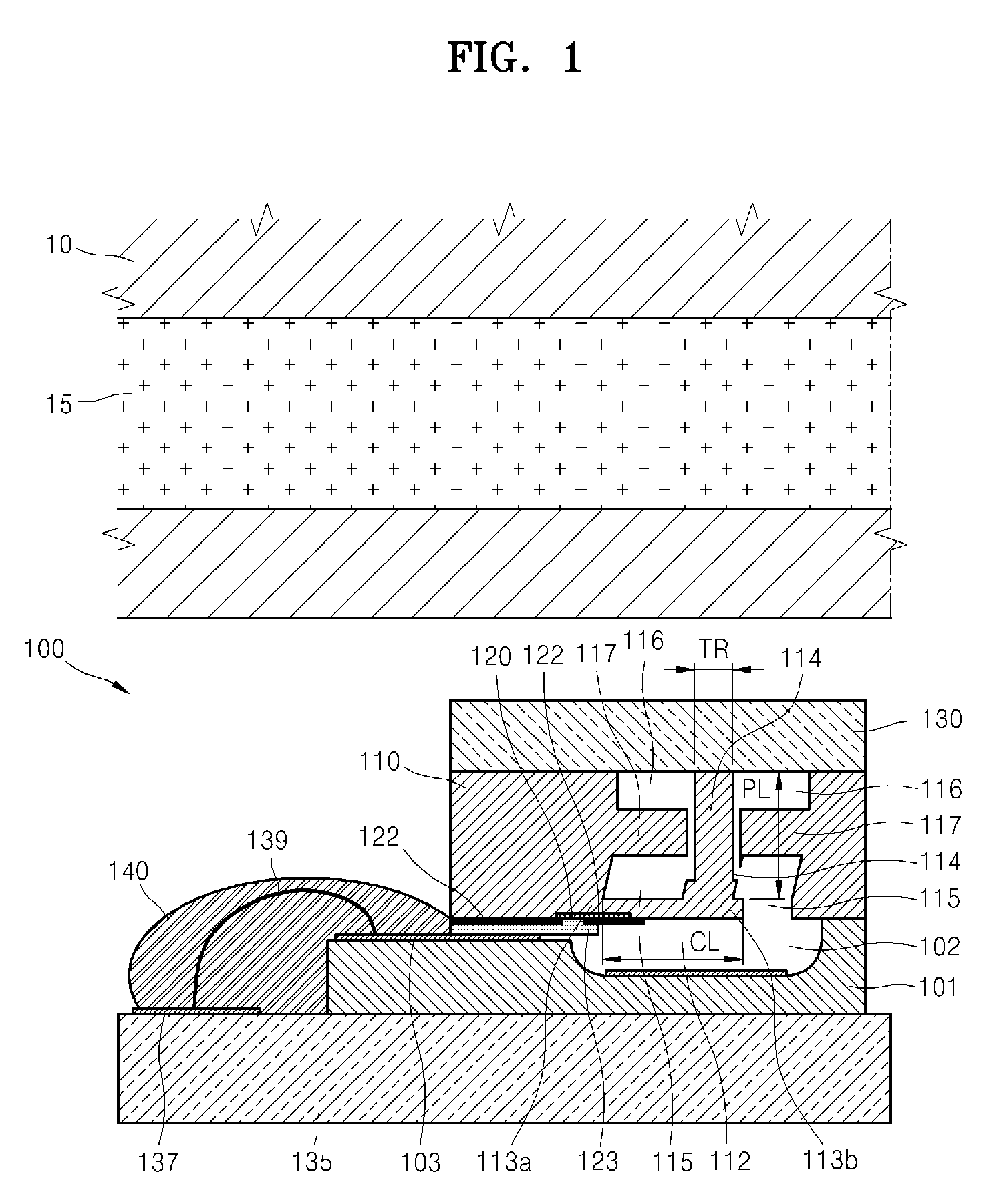 Contact-force sensor package and method of fabricating the same