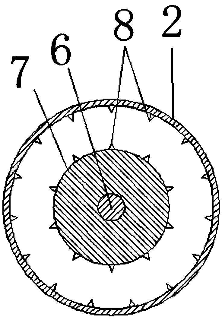 Corn threshing device of corn thresher