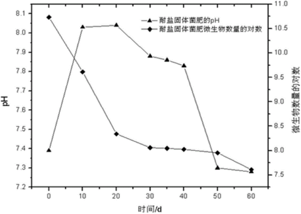 Solid bacterial fertilizer for remedying petroleum polluted saline alkali soil and preparation method of solid bacterial fertilizer