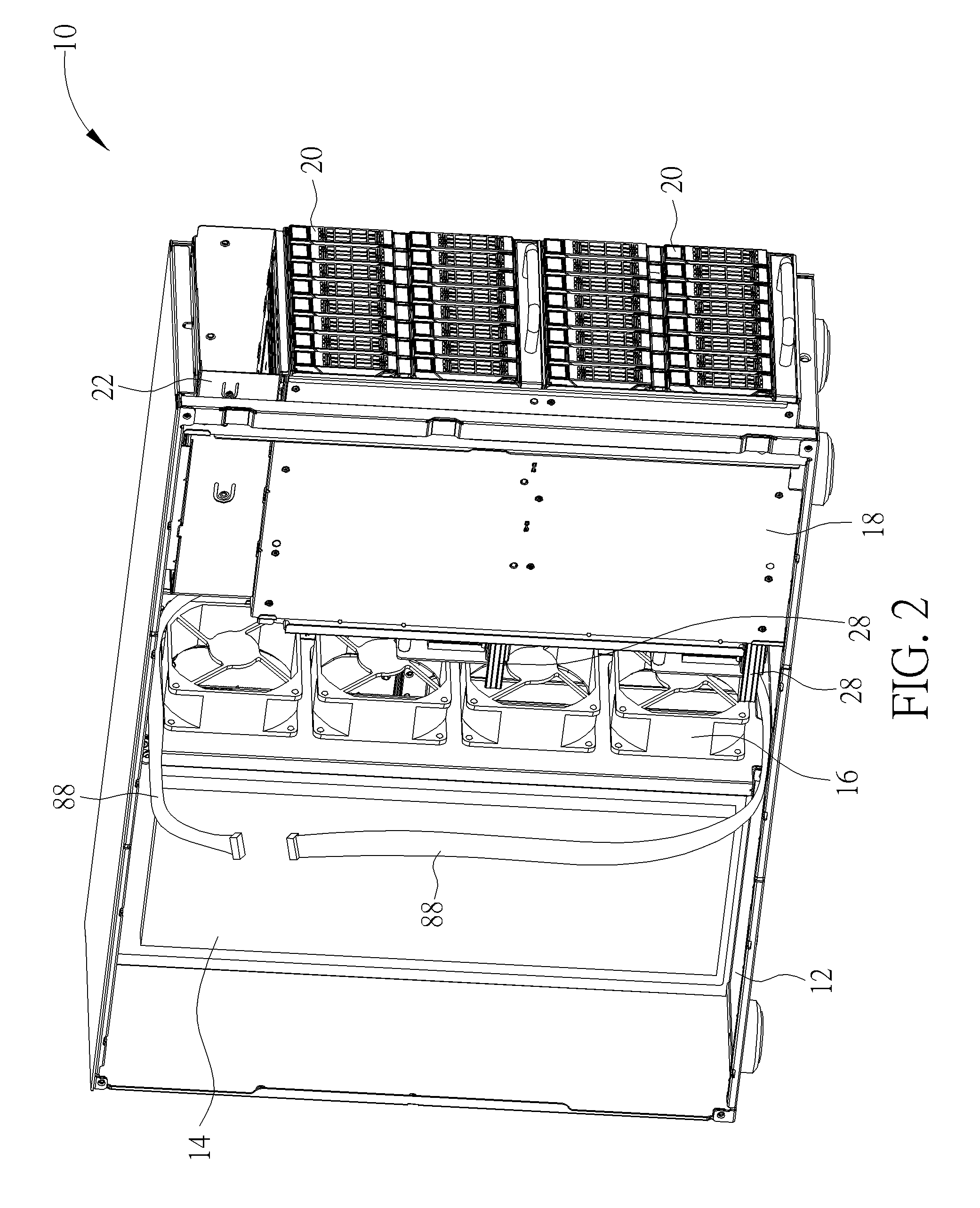 Storage unit combining module capable of loading several storage units, storage unit moving suit and related server apparatus having several storage unit combining modules